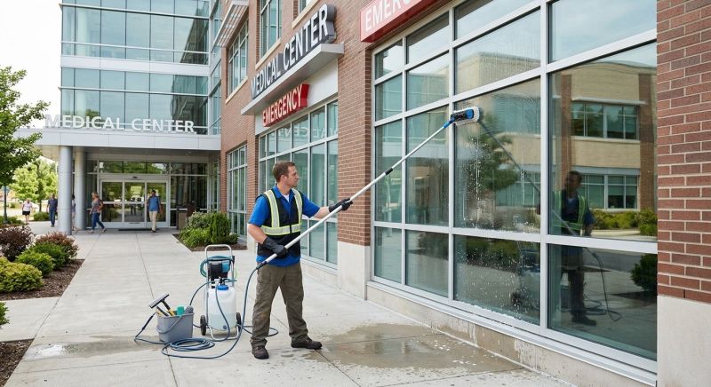 Medical Center Window Cleaning in Newark, DE