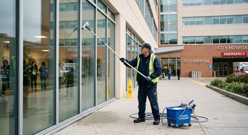 Medical Center Window Cleaning in Newark, DE