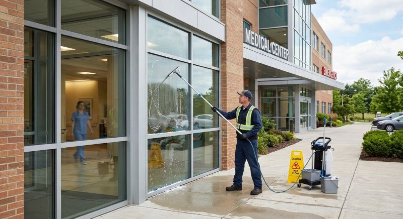 Medical Center Window Cleaning in Baltimore, MD