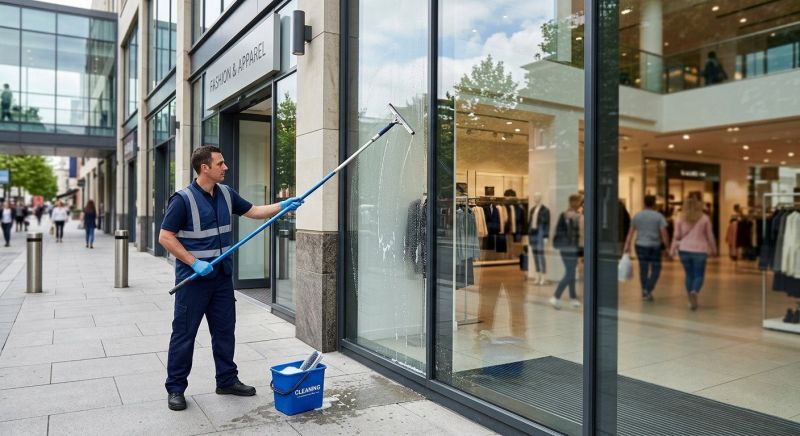 Shopping Mall Window Cleaning in Newark, DE