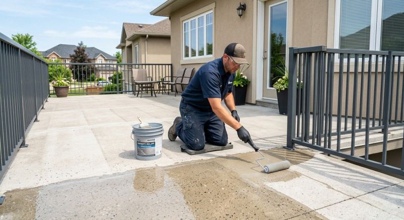 Sidewalk Concrete Sealing in Renton, WA