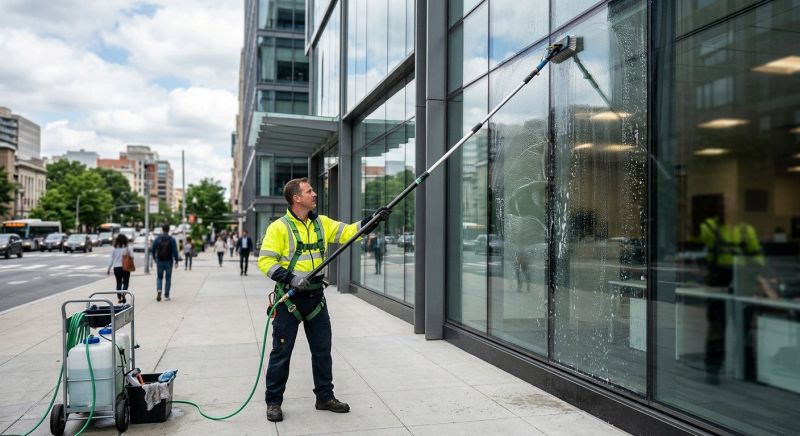 Strip Mall Window Cleaning in Baltimore, MD
