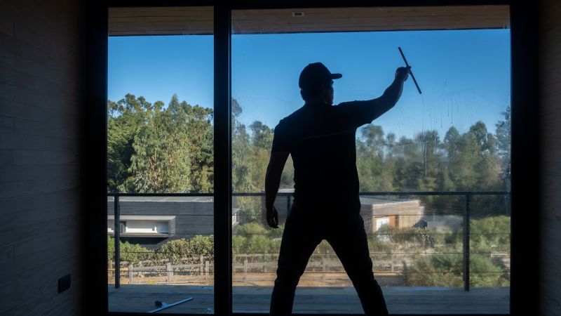 Nighttime Window Cleaning